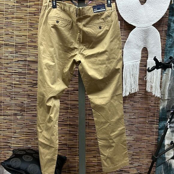 Original Penguin Men's Premium Slim Fit Pant in Green (OPBB099) | Size 38 X 32 | - Picture 3 of 3